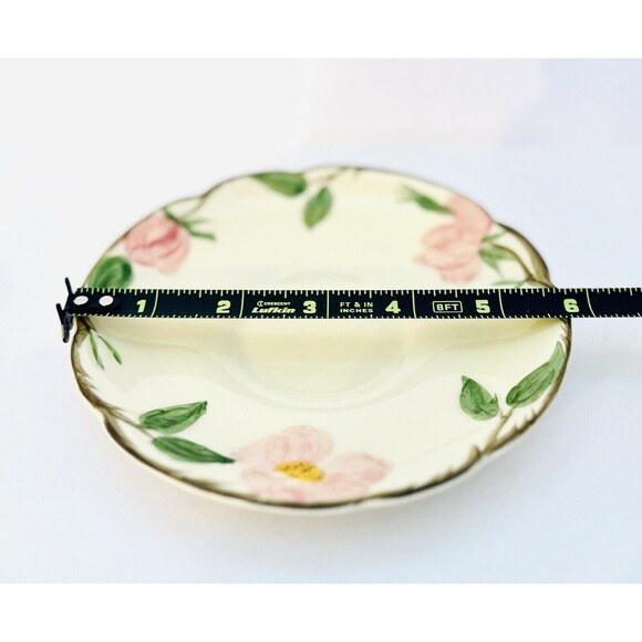 Vintage Franciscan Earthenware Desert Rose Tea Cup And Saucer Set - Picture 10 of 11